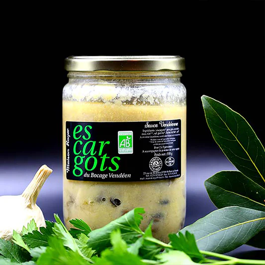 Bocal de 24 escargots au court-bouillon